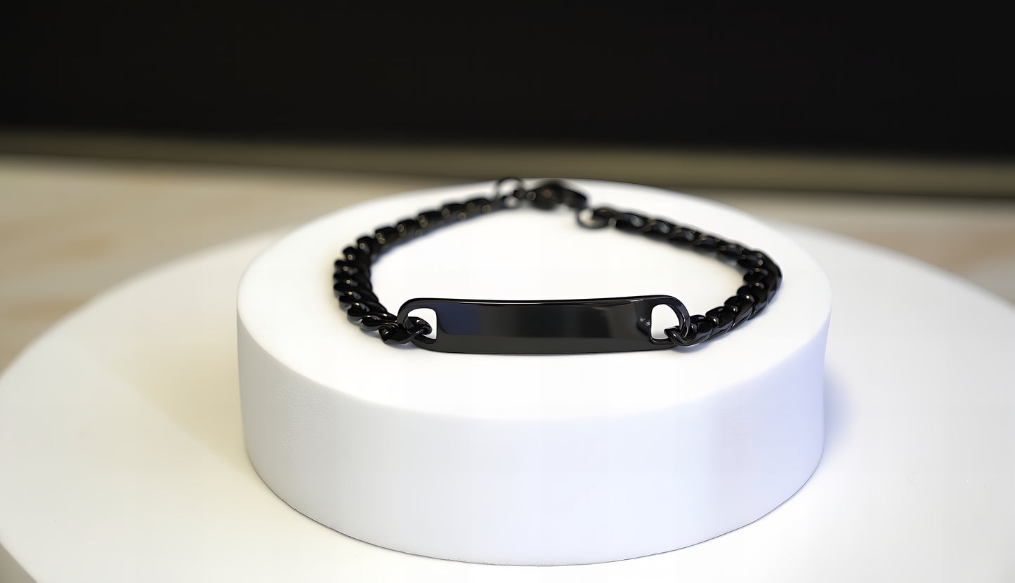 BRACCIALE CON PLACCHETTA PERSONALIZZABILE (grande)