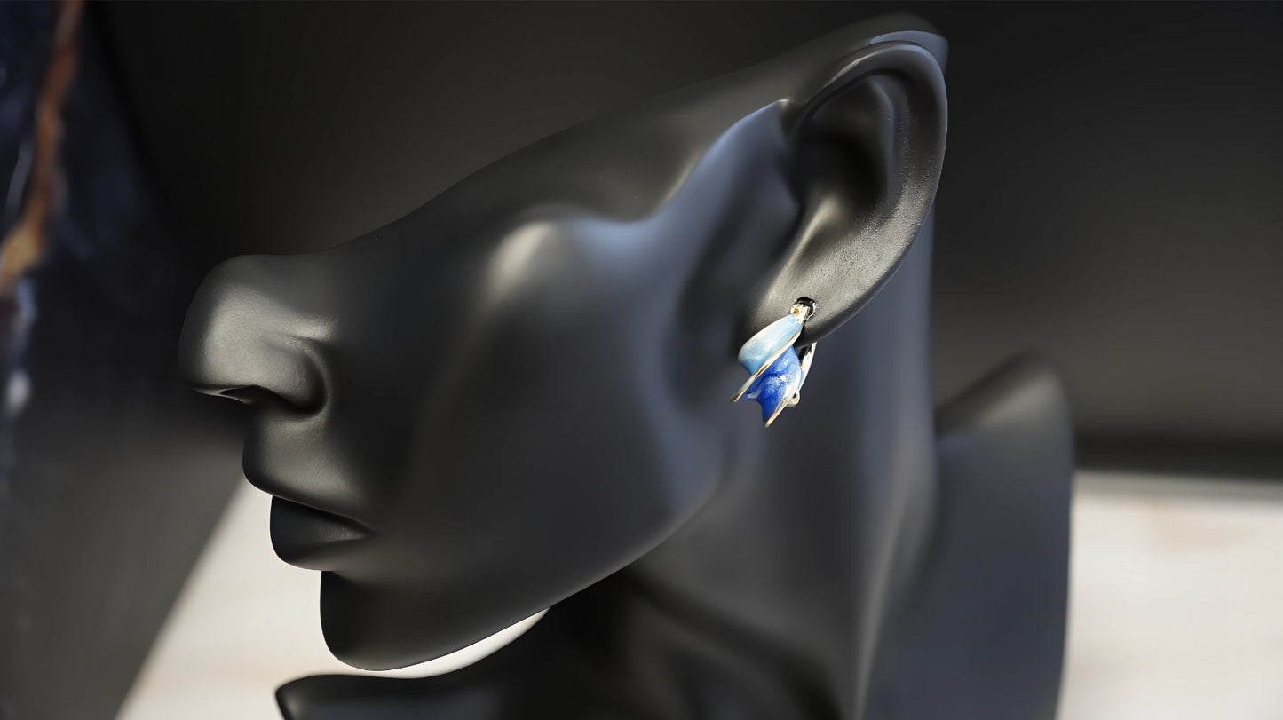 ORECCHINO GEOMETRICO AD ELICA IRREGOLABILE