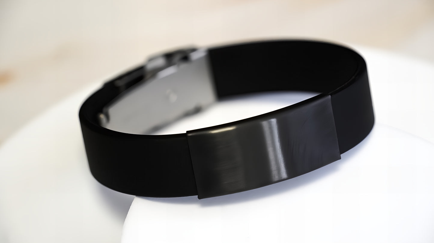 BRACCIALE IN SILICONE PERSONALIZZABILE