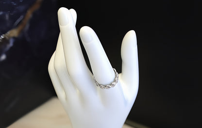 ANELLO A FEDINA CON CONCHIGLIE MULTIPLE