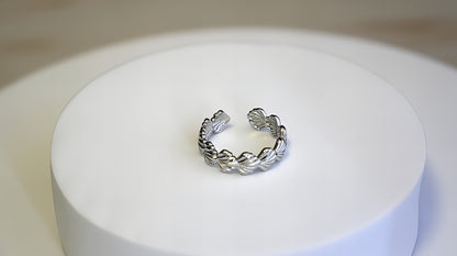 ANELLO A FEDINA CON CONCHIGLIE MULTIPLE