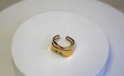 ANELLO A DOPPIA FASCIA IRREGOLARE