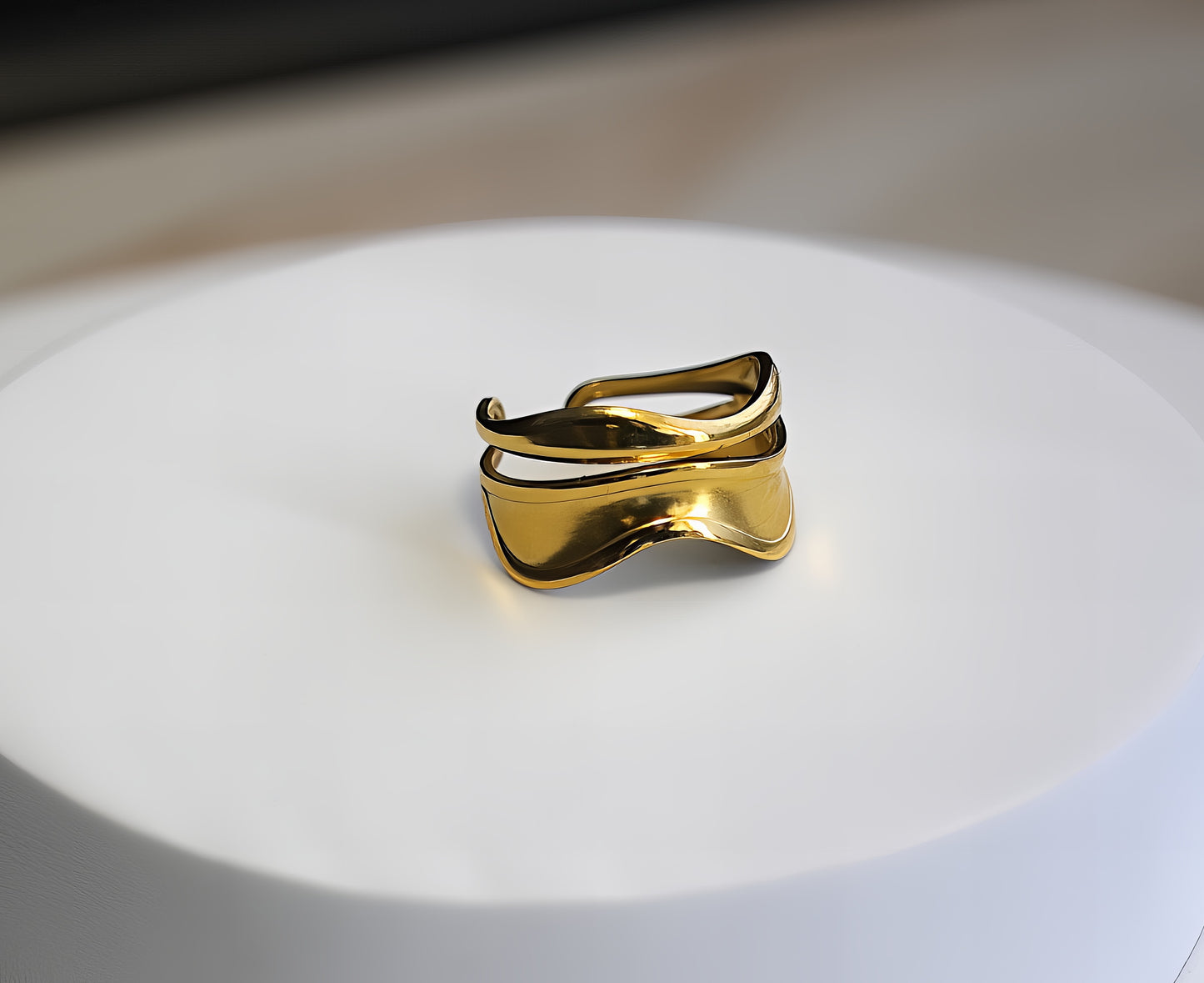 ANELLO A DOPPIA FASCIA IRREGOLARE