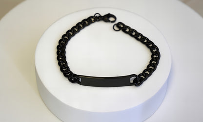 BRACCIALE CON PLACCHETTA PERSONALIZZABILE (grande)