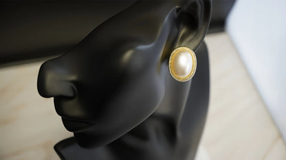 ORECCHINI RETRO' OVALE