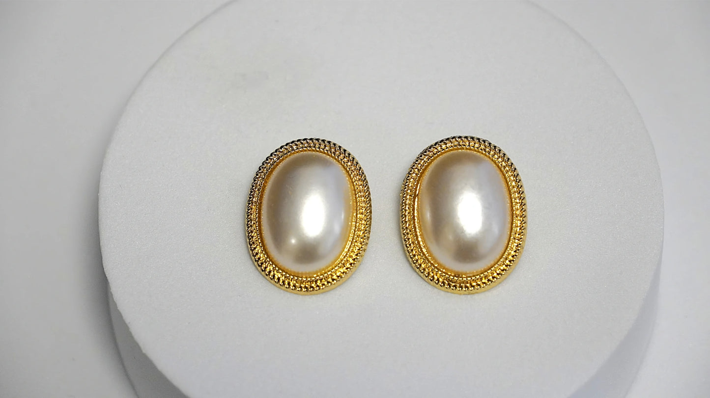 ORECCHINI RETRO' OVALE