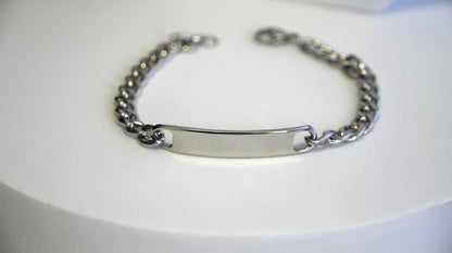 BRACCIALE CON PLACCHETTA PERSONALIZZABILE (grande)