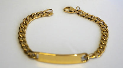 BRACCIALE CON PLACCHETTA PERSONALIZZABILE (grande)