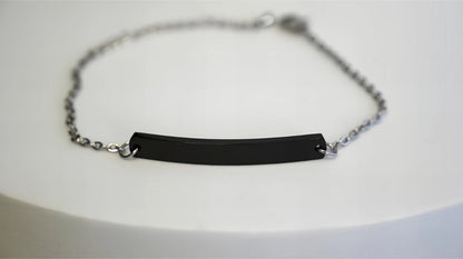 BRACCIALE CON PLACCHETTA PERSONALIZZABILI (piccola)